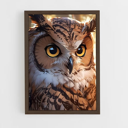 owl-10 cadre Bois foncé