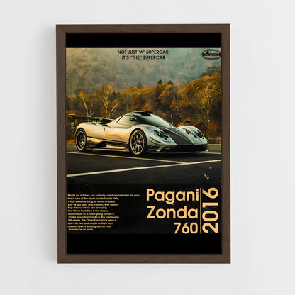 pagani-1 cadre Bois foncé