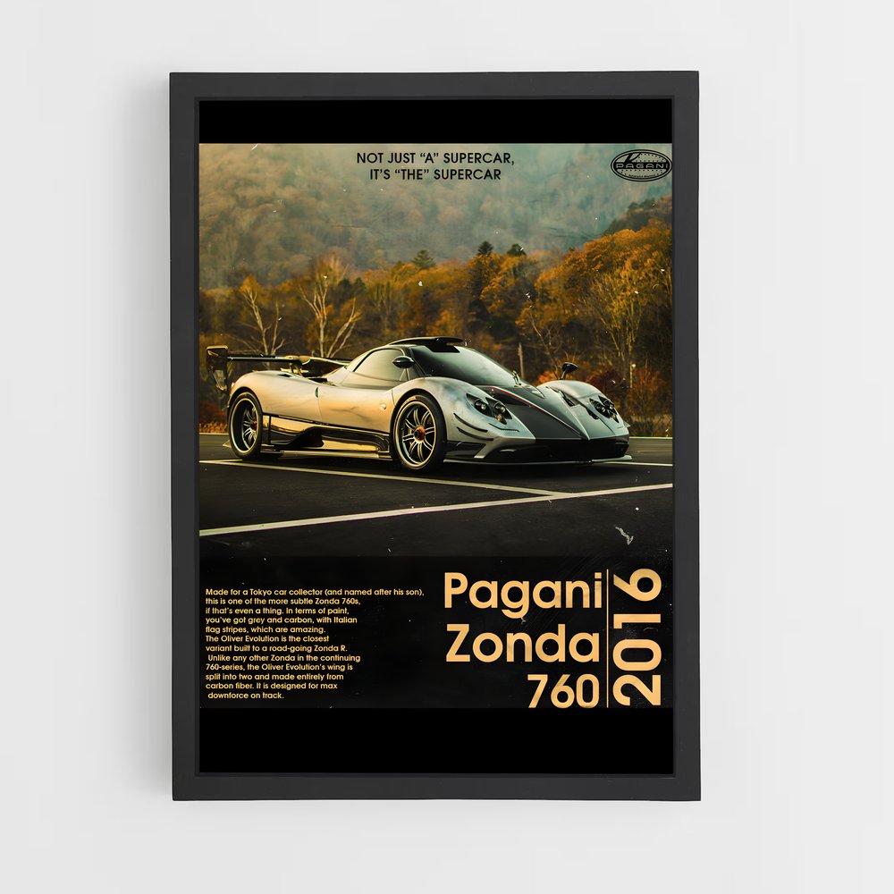 pagani-1 cadre Noir