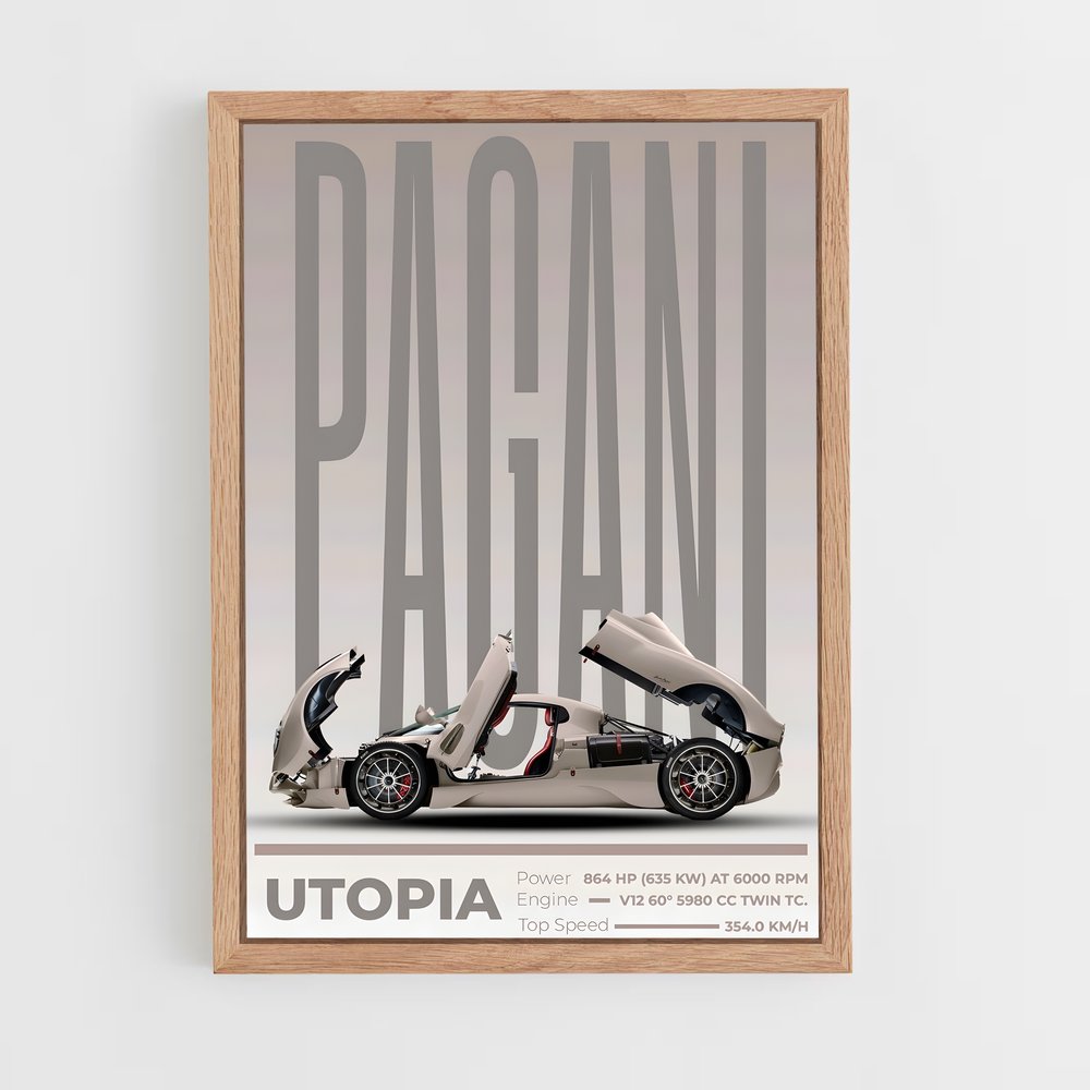 pagani-12 cadre Bois clair
