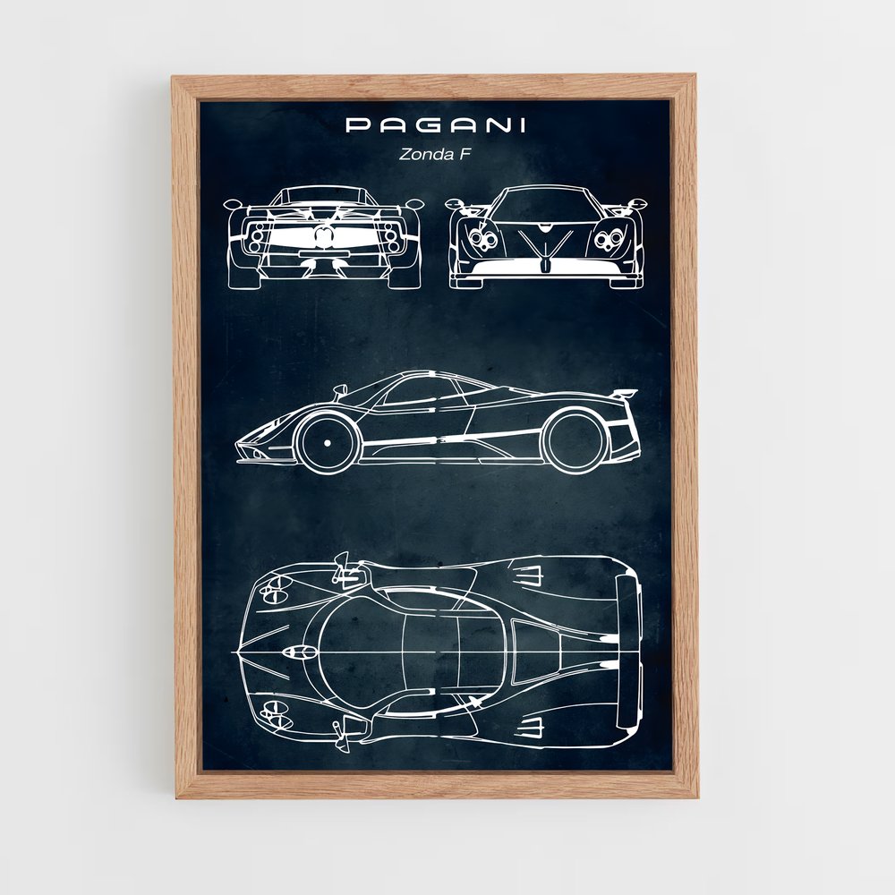 pagani-14 cadre Bois clair