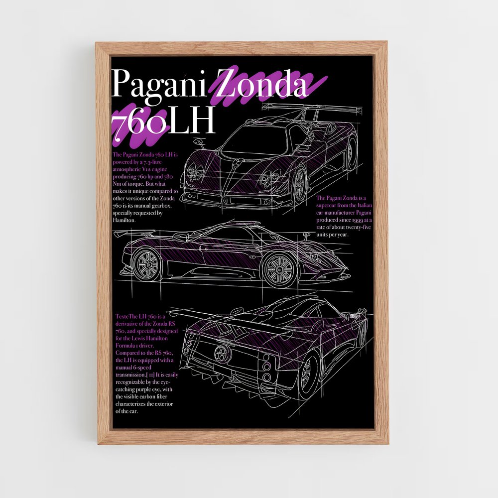 pagani-15 cadre Bois clair