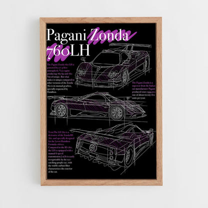 pagani-15 cadre Bois clair