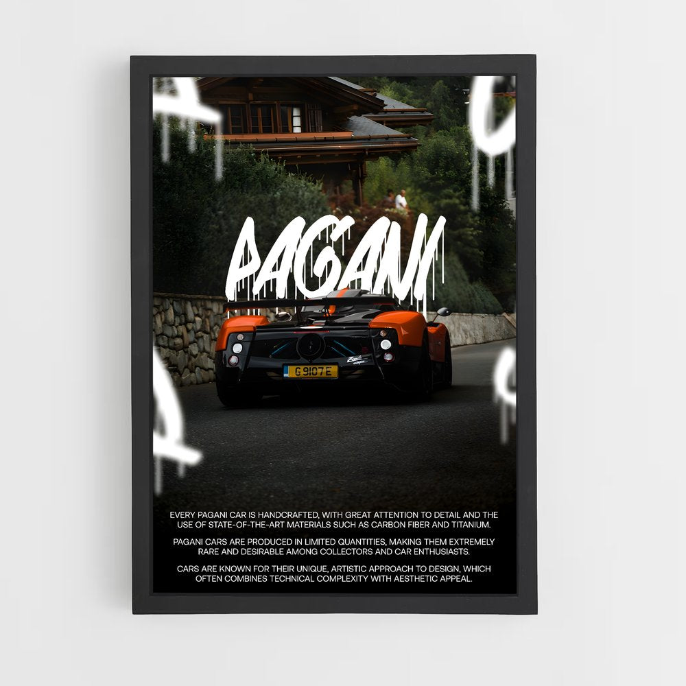 pagani-2 cadre Noir