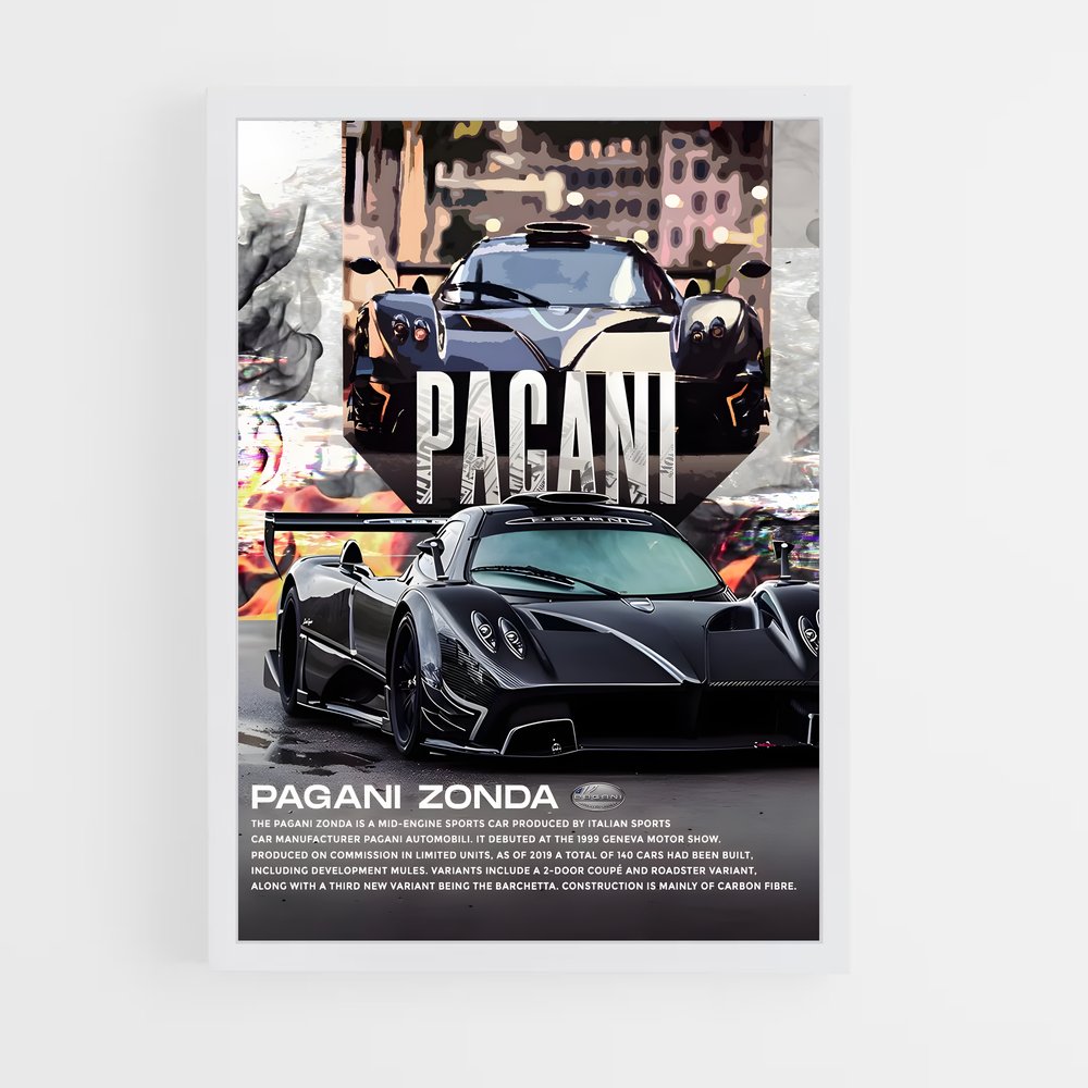 pagani-6 cadre Blanc