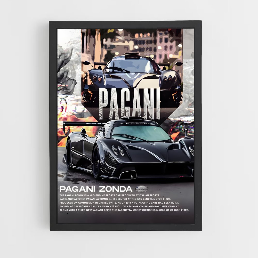 pagani-6 cadre Noir