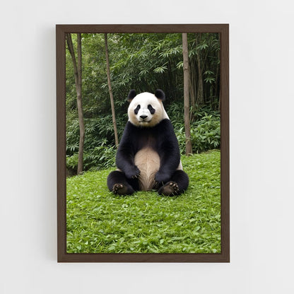panda-2 cadre Bois foncé