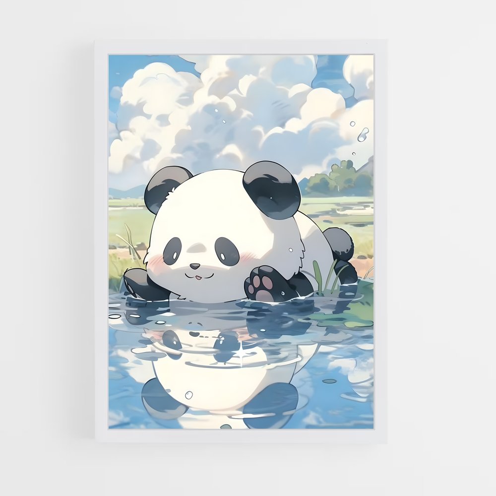 panda-5 cadre Blanc