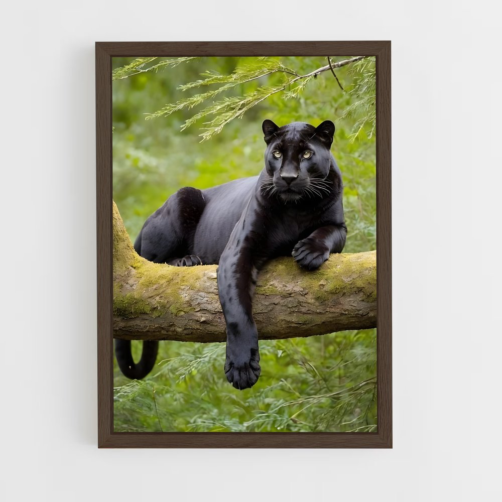 panther-1 cadre Bois foncé