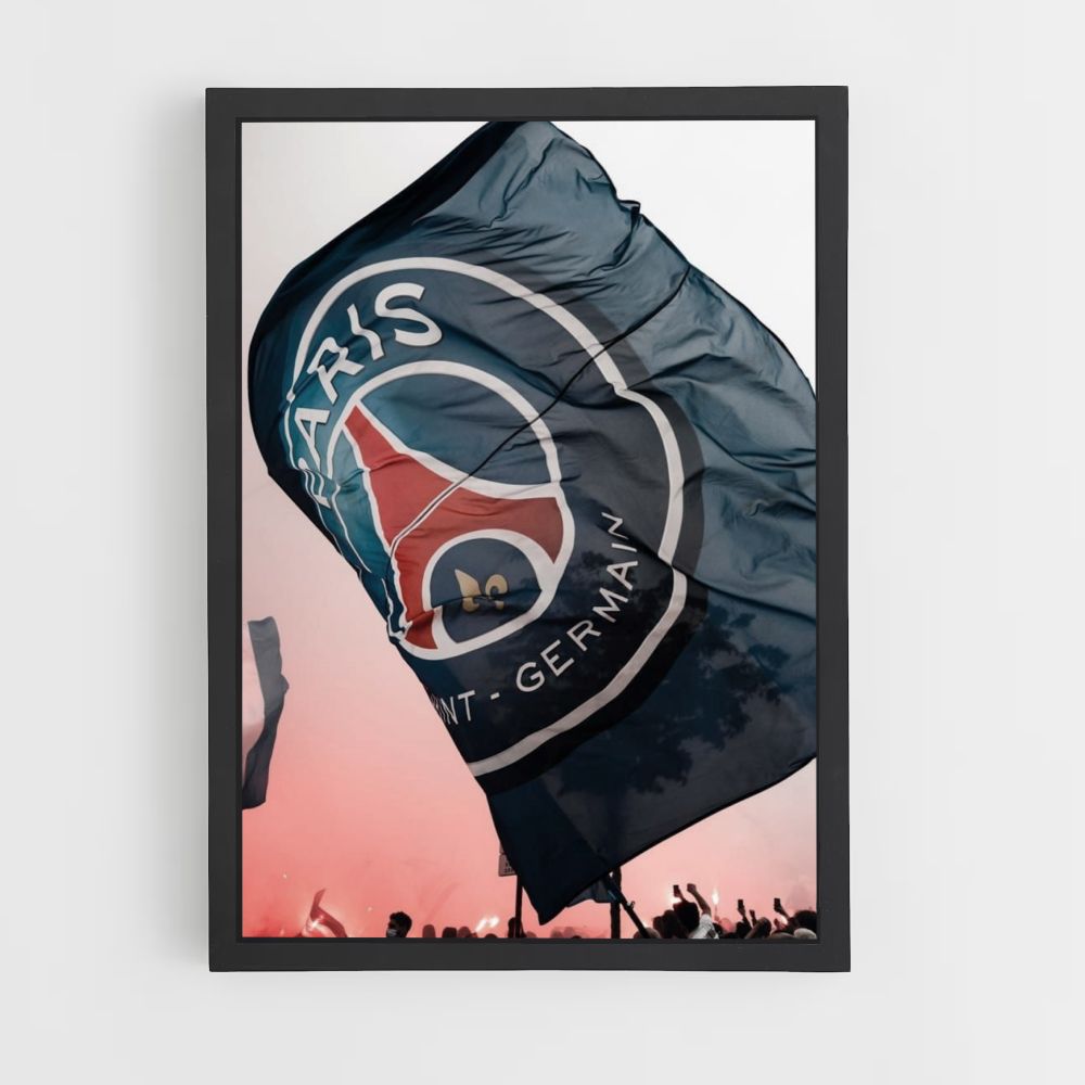 PSG Flag Poster