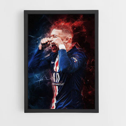 Affiche PSG Mbappé