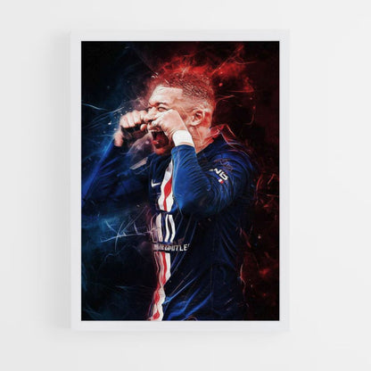 Affiche PSG Mbappé