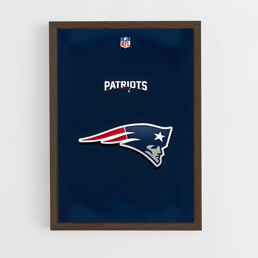 patriots-2 cadre Bois foncé