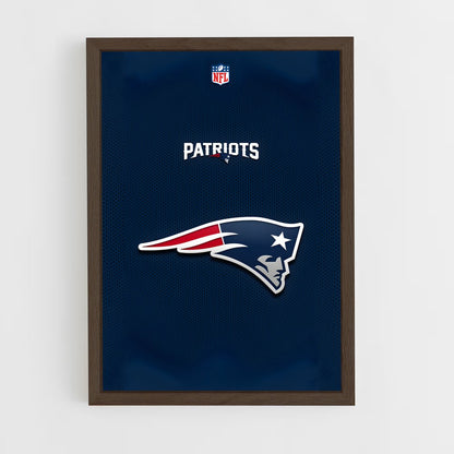patriots-2 cadre Bois foncé