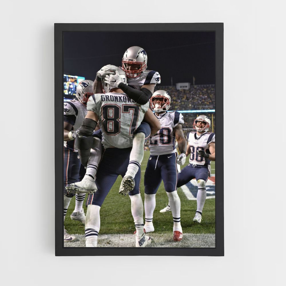 Poster New England Patriots Victory