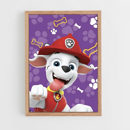 paw-patrol-13 cadre Bois clair