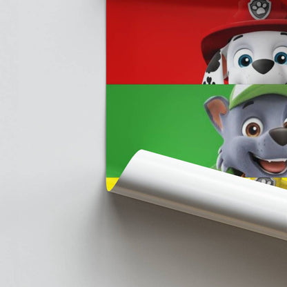 Poster Paw Patrol Colors