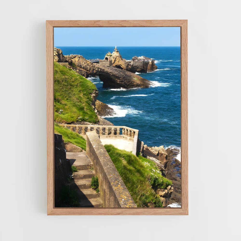 pays-basque-4 cadre Bois clair