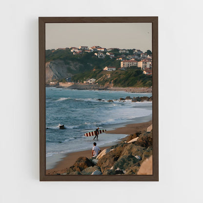 pays-basque-5 cadre Bois foncé