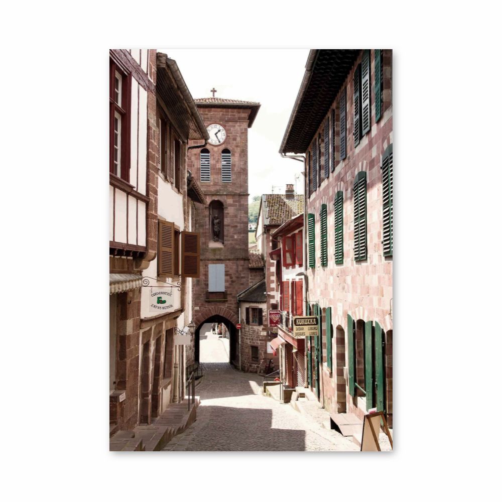 Basque Street Poster Basque Street | Aesthetic Posters
