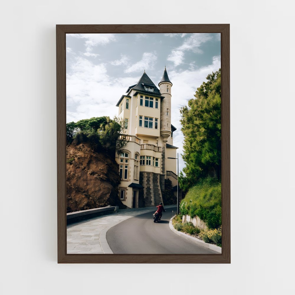 pays-basque-9 cadre Bois foncé