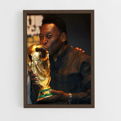 pele-4 cadre Bois foncé