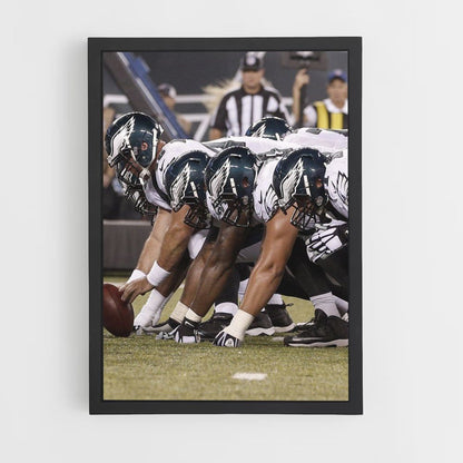 US Eagles Football Poster