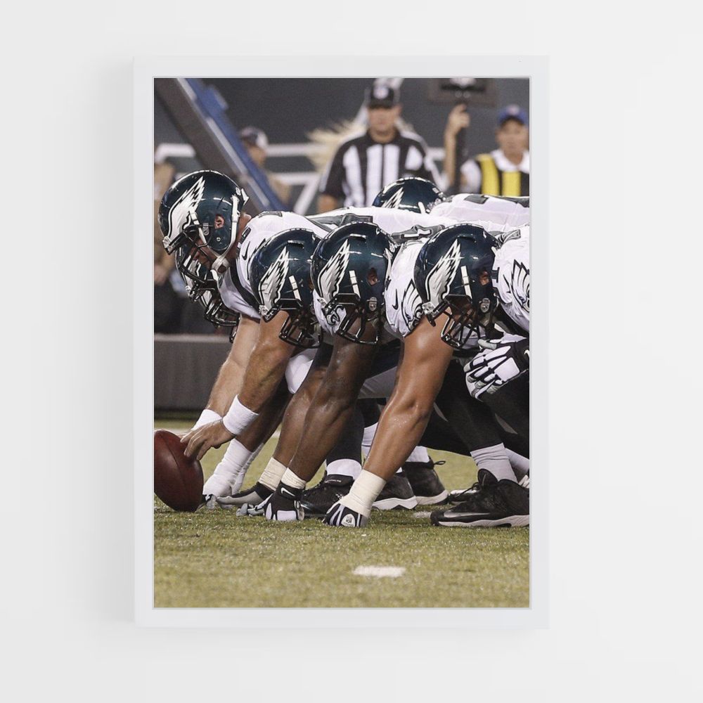 US Eagles Football Poster