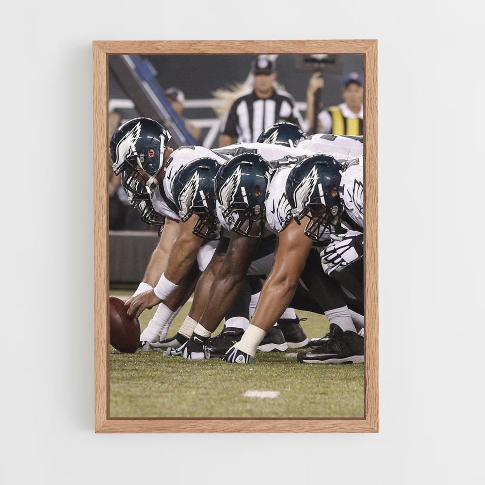 US Eagles Football Poster