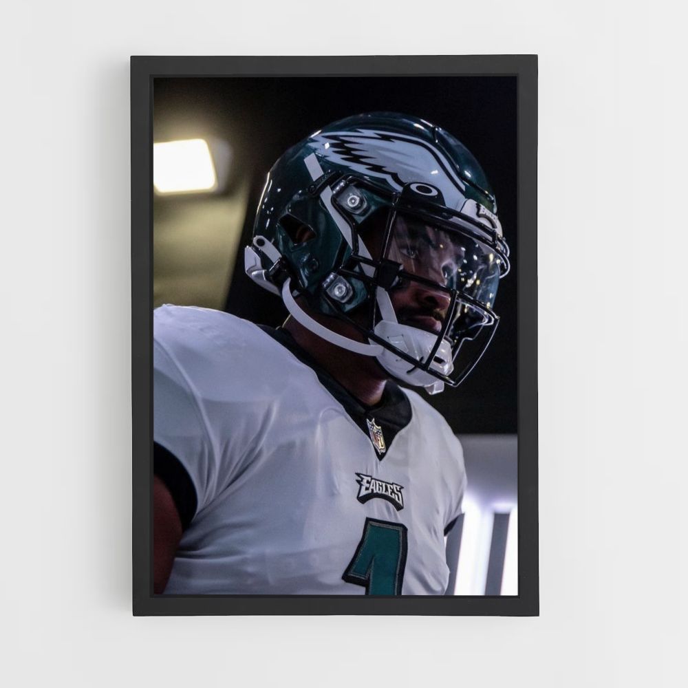 Philadelphia Eagles Helmet Poster