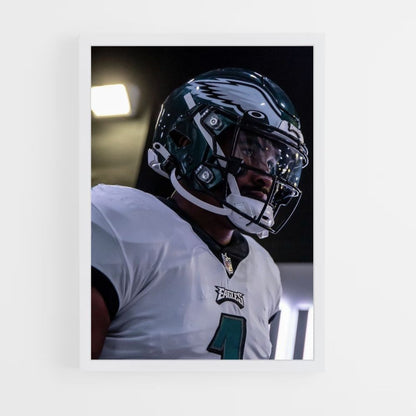 Philadelphia Eagles Helmet Poster