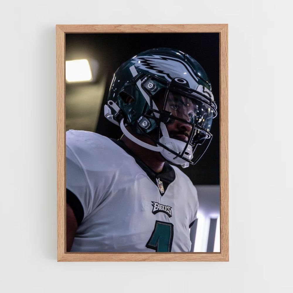 Philadelphia Eagles Helmet Poster