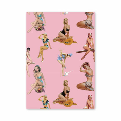 Pink Pin Up Poster