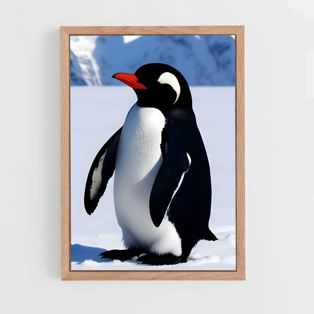 pingouin-2 cadre Bois clair