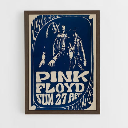 pink-floyd-4 cadre Bois foncé