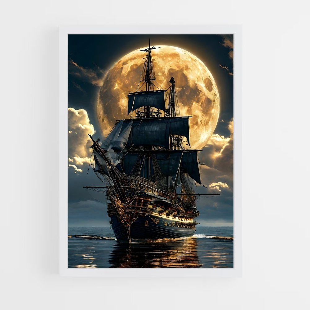 pirate-boat-2 cadre Blanc
