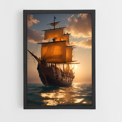 pirate-boat-4 cadre Noir