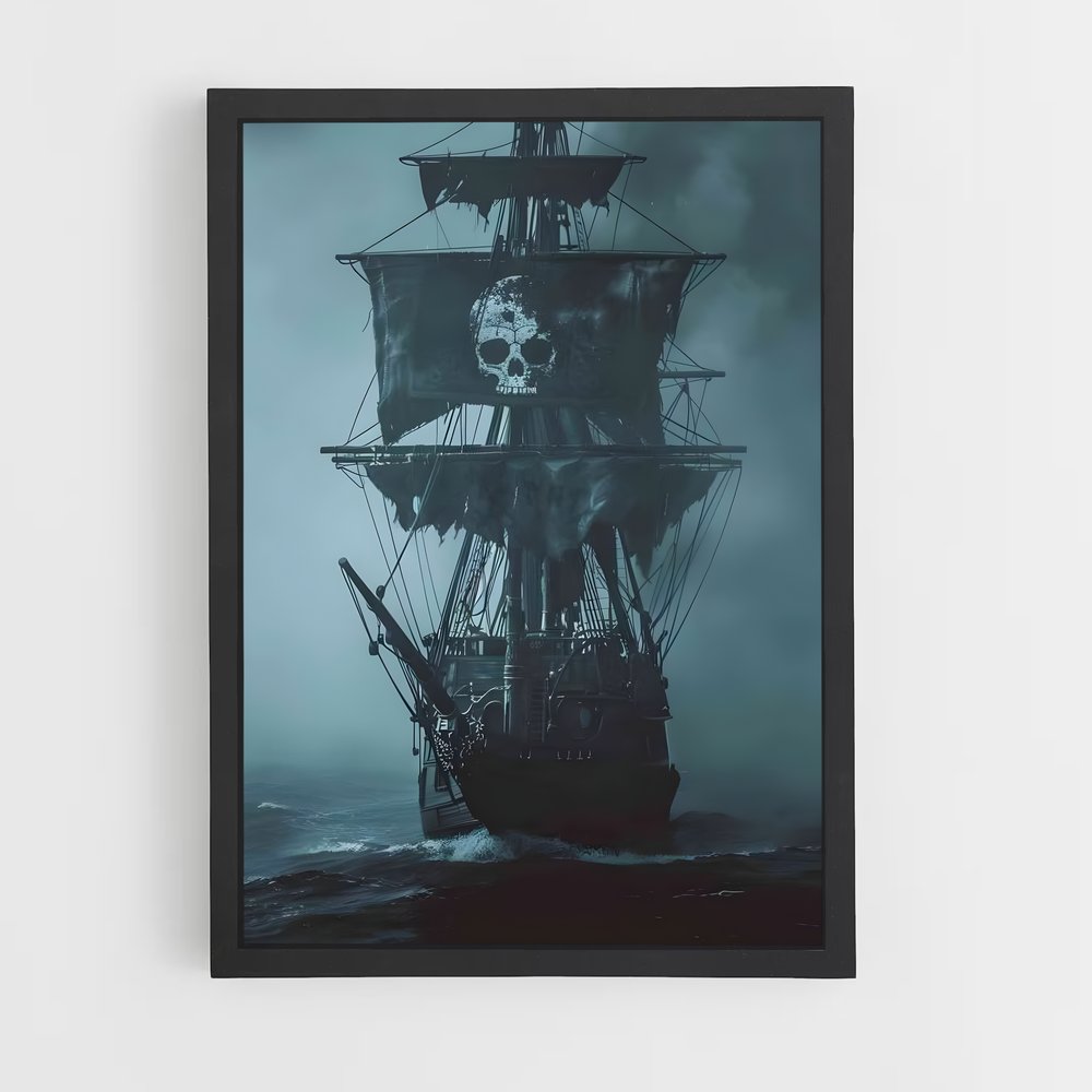 pirate-boat-7 cadre Noir