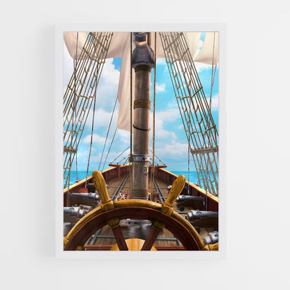 pirate-boat-8 cadre Blanc