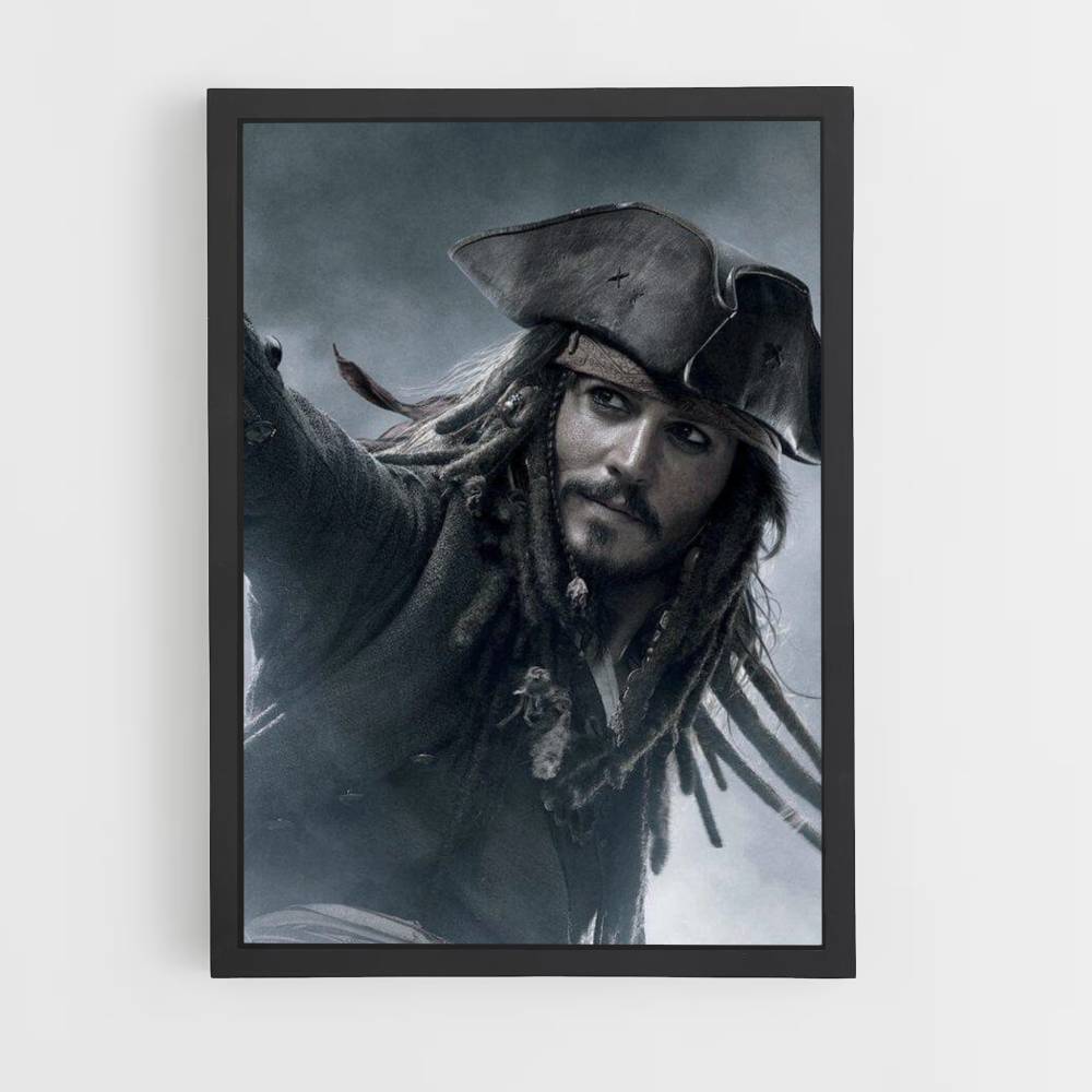 Poster Jack Sparrow Gray