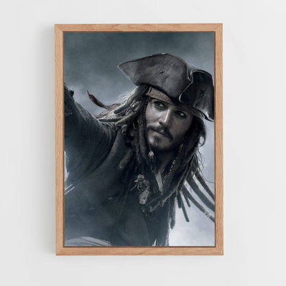 Poster Jack Sparrow Gray