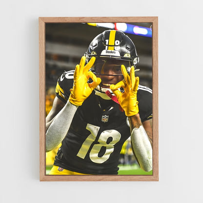 pittsburgh-steelers-2 cadre Bois clair