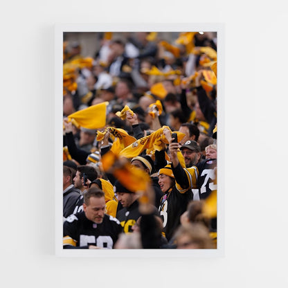 pittsburgh-steelers-4 cadre Blanc
