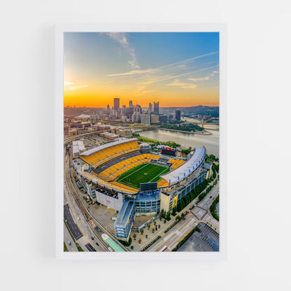 pittsburgh-steelers-6 cadre Blanc