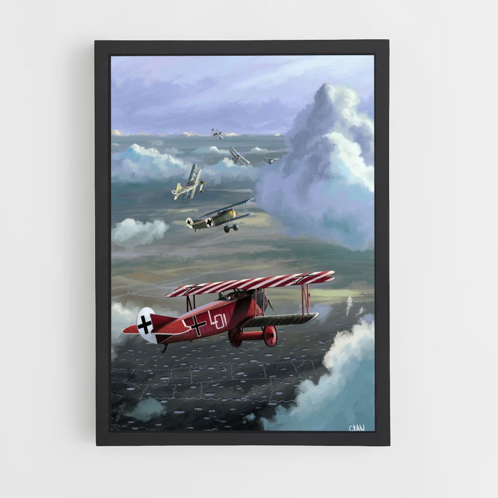 WW1 Airplanes Poster