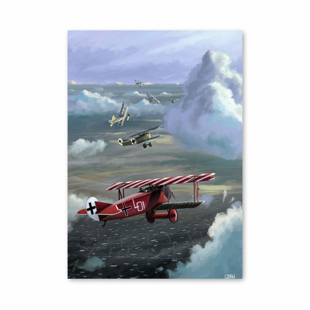 WW1 Airplanes Poster