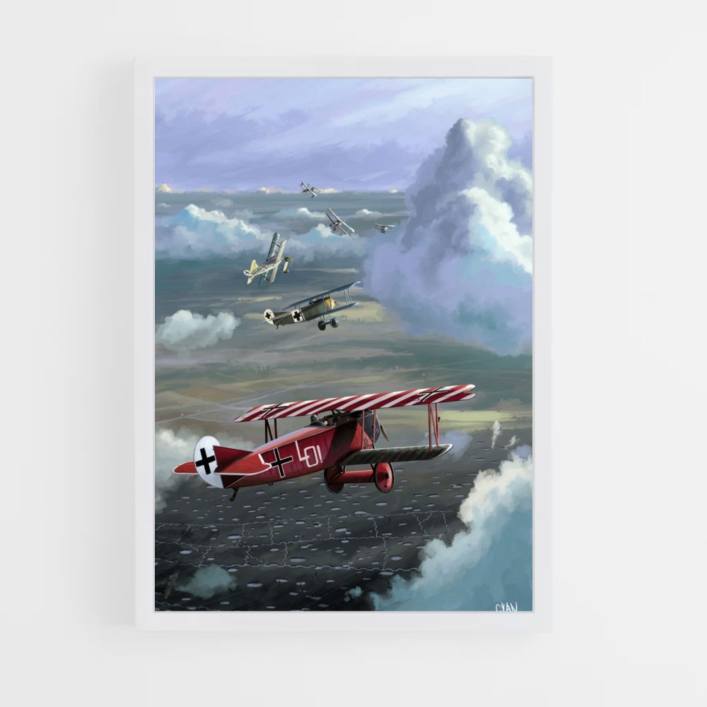 WW1 Airplanes Poster