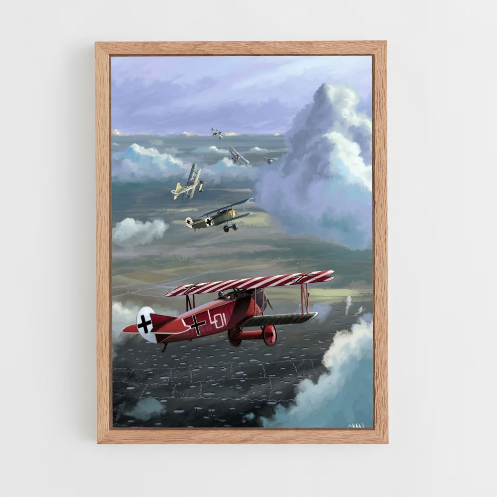 WW1 Airplanes Poster