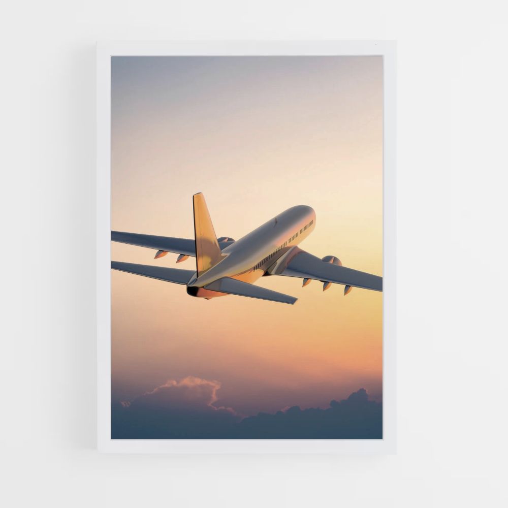 Poster Airplanes Tourism