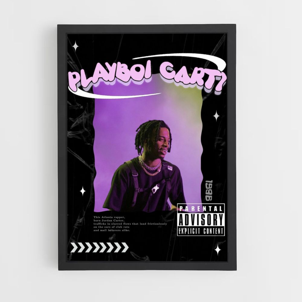 Playboy Carti Purple Poster